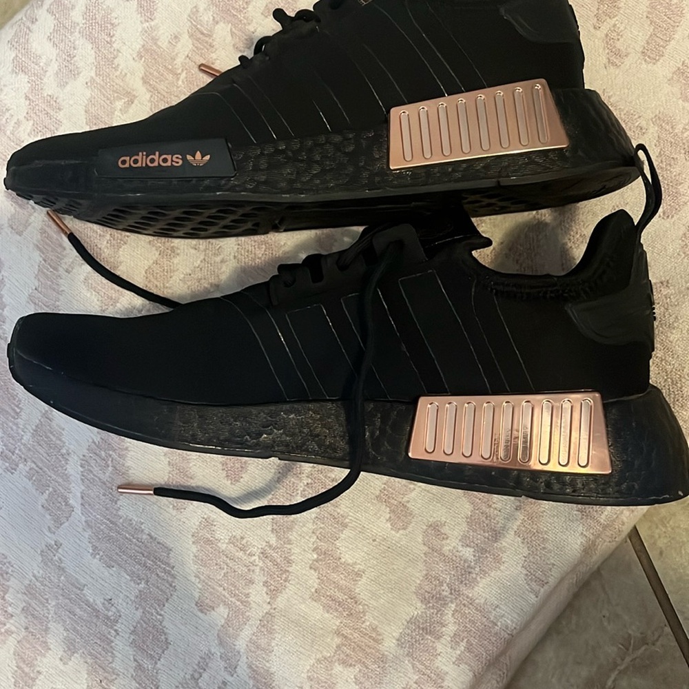 Adidas Black and Rose Gold NMD-R1